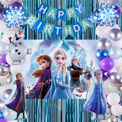 elsa frozen birthday decorations|elsa frozen birthday background.